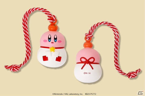 「星のカービィ　カービィグッズコレクション 2023」が郵便局にて10月2日より販売！鏡餅を吸い込んだもちもちクッションなど6アイテムが登場の画像7