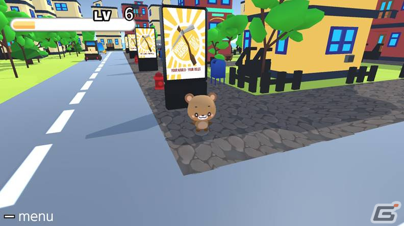 「クマ吉の爆誕☆破壊神」がSwitchで9月28日に配信！ありとあらゆるものを破壊し尽くすアクションゲームの画像2