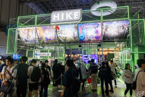 アクアプラスによる特別展示やゲーム実況者・はつめさんによるスペシャル配信などが実施されたTGS2023のHIKEブースレポートが到着！の画像1
