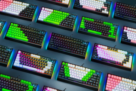 Razer史上最高の打鍵感を目指したゲーミングキーボード「Razer BlackWidow V4 75％」が予約受付開始の画像13