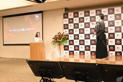 「Fate/Samurai Remnant」完成発表会をレポート！宮本伊織に扮したサムライ姿で登場した粗品さんの「Fate」愛あふれるエピソードもの画像14