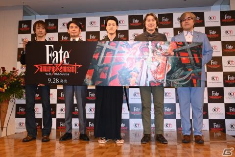 「Fate/Samurai Remnant」完成発表会をレポート！宮本伊織に扮したサムライ姿で登場した粗品さんの「Fate」愛あふれるエピソードもの画像17