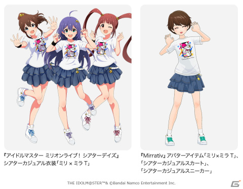 Mirrativと「ミリマス」のコラボポップアップストアが10月14日より有楽町マルイにオープン！描き起こしイラストのアイテムを販売の画像3