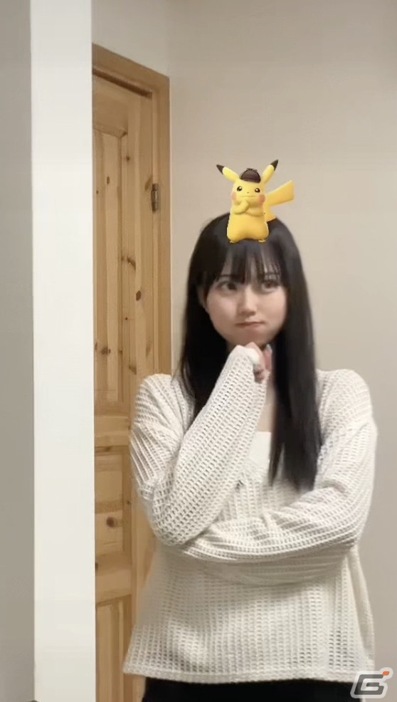 「帰ってきた 名探偵ピカチュウ」のオリジナルTikTokエフェクトが公開！「ようこそ！ポケモンカフェ」でも10月6日よりコラボを実施の画像2