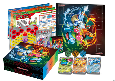 「ポケモンカードゲーム」スペシャルデッキセットex フシギバナ・リザードン・カメックスが11月10日に発売！収録カードが一部公開の画像1