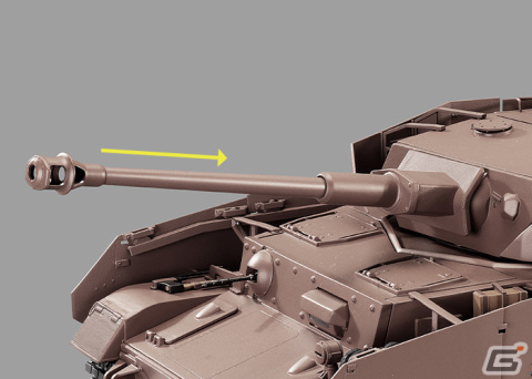「週刊 ガールズ＆パンツァー IV号戦車H型（D型改）をつくる」が2024年1月4日に創刊！飛び出す白旗やボイス再生などファン必見のギミックもの画像11
