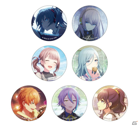プロセカ」グリッター缶バッジコレクション vol.4/vol.5の予約
