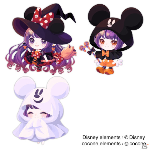 「ポケコロ」＆「ポケコロツイン」でディズニーとのスペシャルイベントが開催！ハロウィンを盛り上げるコラボアイテムなどが登場の画像2
