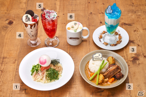カプコンカフェ「モンスターハンターNow」コラボのフードメニューが公開！ペイントボールの出汁パスタなど個性派メニューがずらりの画像1