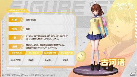 「フィギュアストーリー」で古河渚、藤林杏が3Dフィギュアに！「CLANNAD」とのコラボレーションが開催決定の画像2