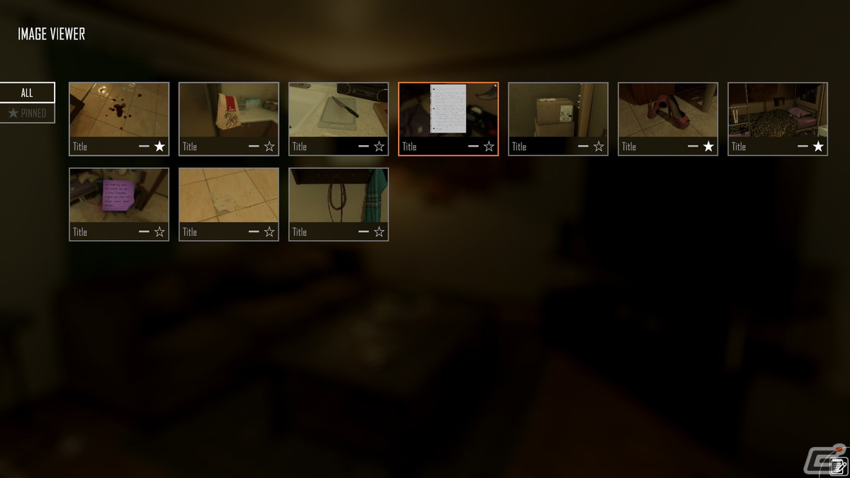 推理調査ゲーム「Scene Investigators」の配信日が10月24日に決定！現場検証や証拠の断片から推論し真相を目指せの画像7