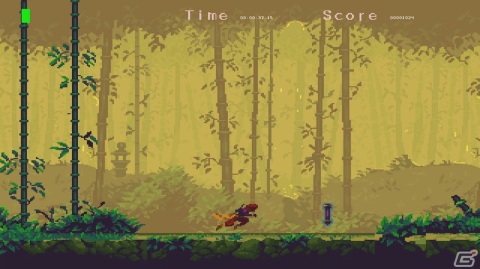 自走する忍者を操作し邪魔する敵は切り伏せるアクションゲーム「ツクールシリーズ Ninja Runner」がSwitchで配信開始！の画像4