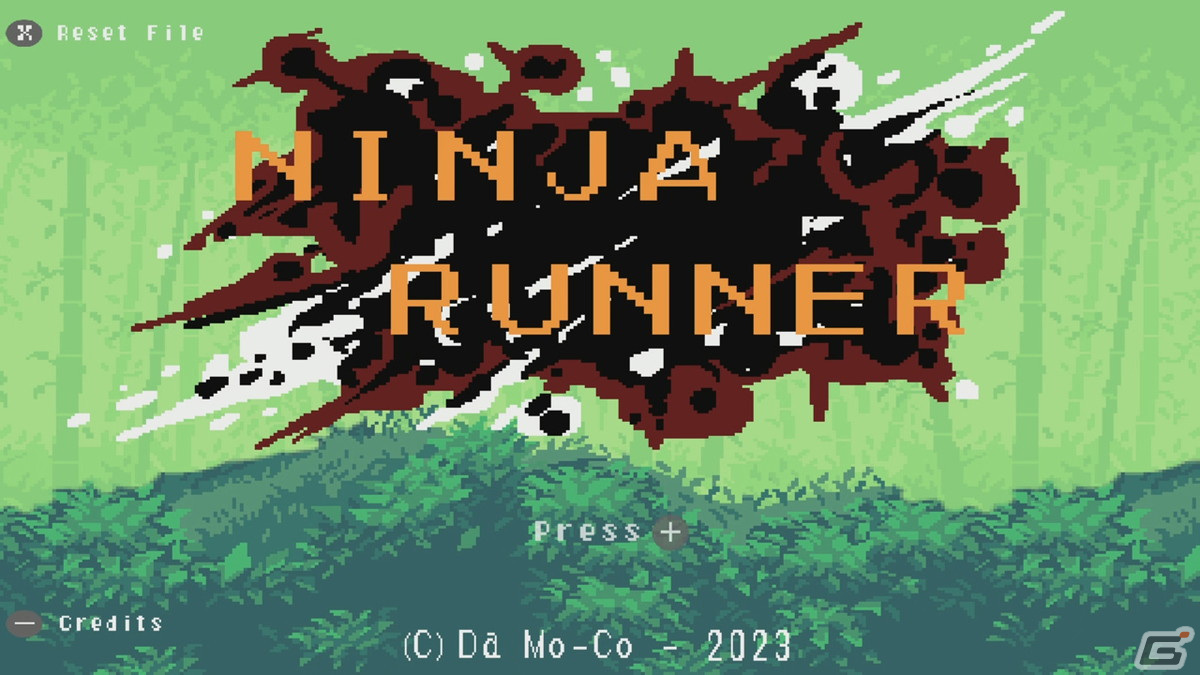 自走する忍者を操作し邪魔する敵は切り伏せるアクションゲーム「ツクールシリーズ Ninja Runner」がSwitchで配信開始！の画像3