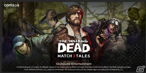 iOS/Android「ウォーキングデッド：マッチ3」が発表！原作コミックをベースにしたパズル型RPGの画像1