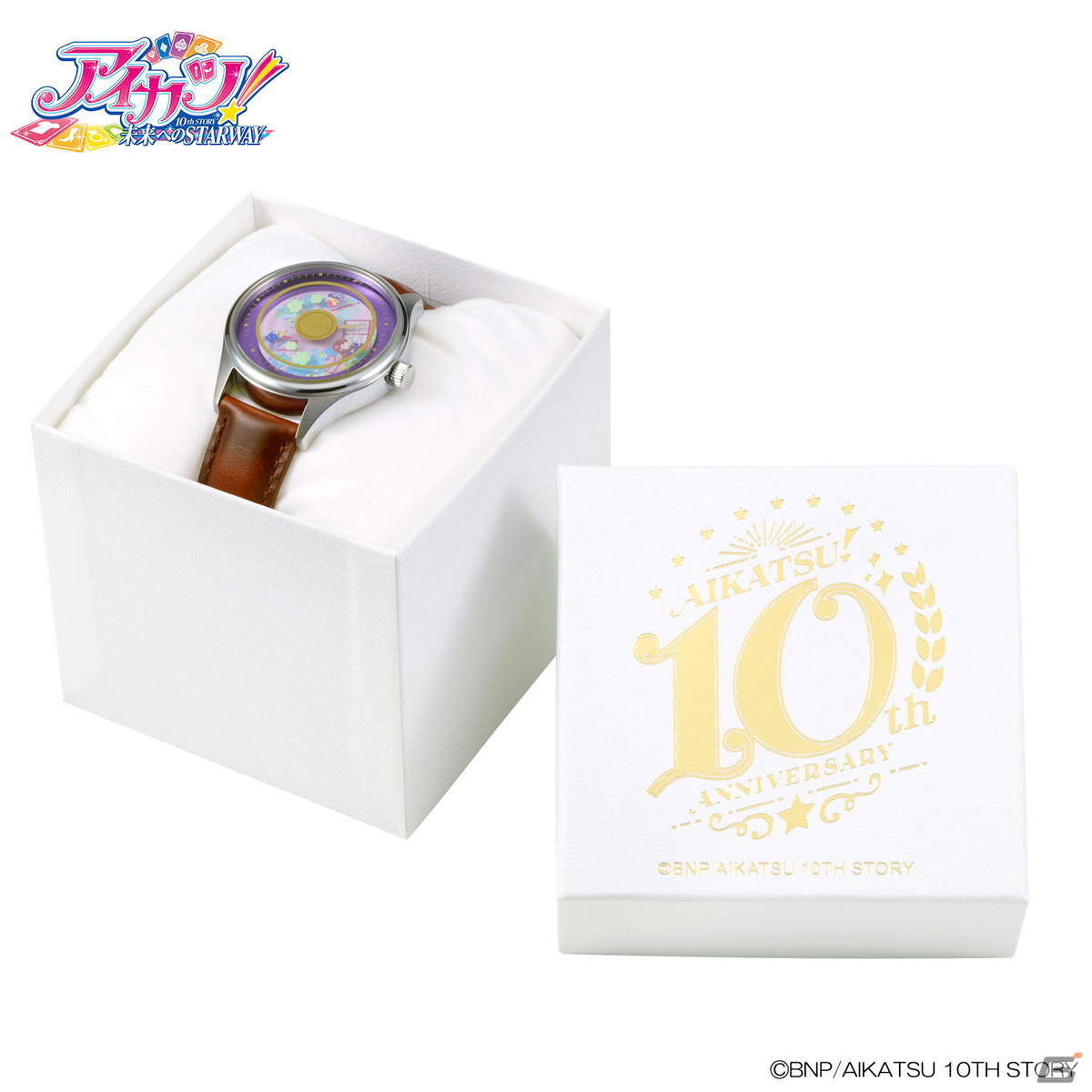 アイカツ！」シリーズ10周年を締めくくるカレンダーガール腕時計