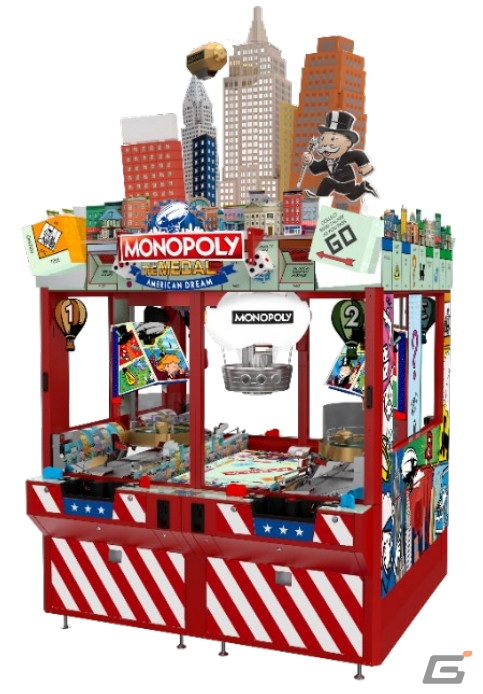 メダルゲーム「MONOPOLY THE MEDAL AMERICAN DREAM」が発表！15年ぶりの新作はリアルダイスによる物理抽選でドキドキ感がパワーアップの画像2