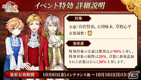 「文豪とアルケミスト」に高村光太郎の「覚醒ノ指環」が登場！特殊調査任務「高村光太郎のアトリエ」も開催の画像3