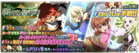 「テイルズ オブ ザ レイズ」ルークやエミルたちが登場するイベント「強き想いを力に変えて―ルークエミル アニー シャーリィ―」が開催！の画像3