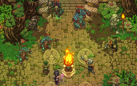基本プレイ無料のピクセルアートMMORPG「ドラカントス」が発表！ゲームプレイトレーラーも公開