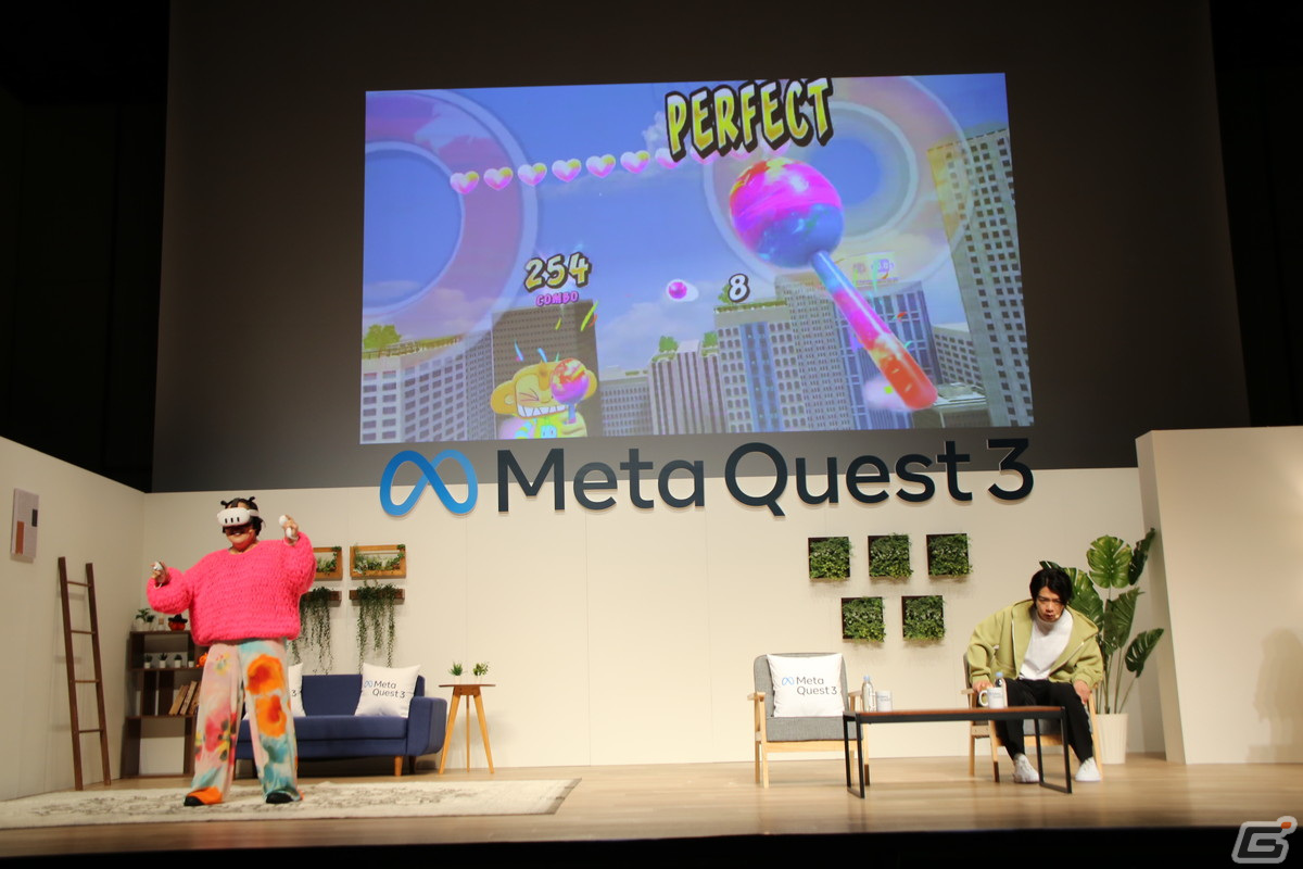 野田クリスタルさんとゆりやんレトリィバァさんもMR体験にビックリ！新時代到来を予感させた「Meta Quest 3」発売記念イベントをレポートの画像23