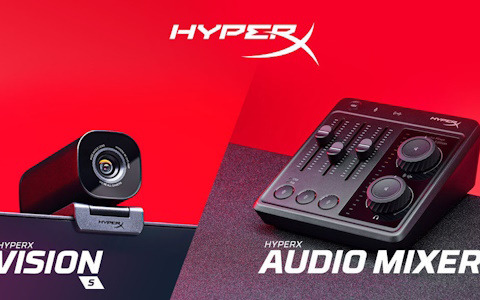HyperX、初のウェブカメラ「Vision S」を10月26日に発売！オーディオミキサーオーやゲーミングコントローラーの情報も