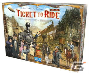 「チケット・トゥ・ライド・レガシー：西部開拓記」日本語版が11月上旬に発売！ルールが変わる12回のゲームを通して路線を完成させようの画像1