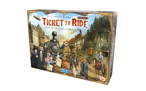 「チケット・トゥ・ライド・レガシー：西部開拓記」日本語版が11月上旬に発売！ルールが変わる12回のゲームを通して路線を完成させよう