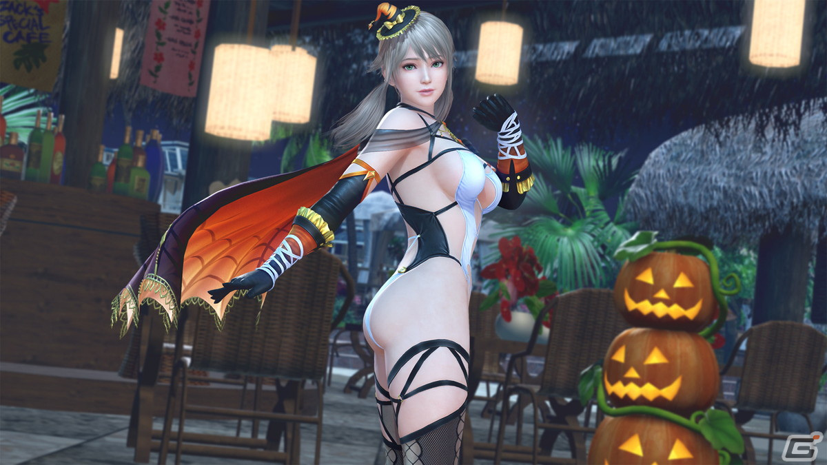 「DEAD OR ALIVE XVV」蜘蛛×魔女イメージのセクシーなSSR水着「アラクネ・ミラージュ」が登場！水に濡れると色が変化の画像10