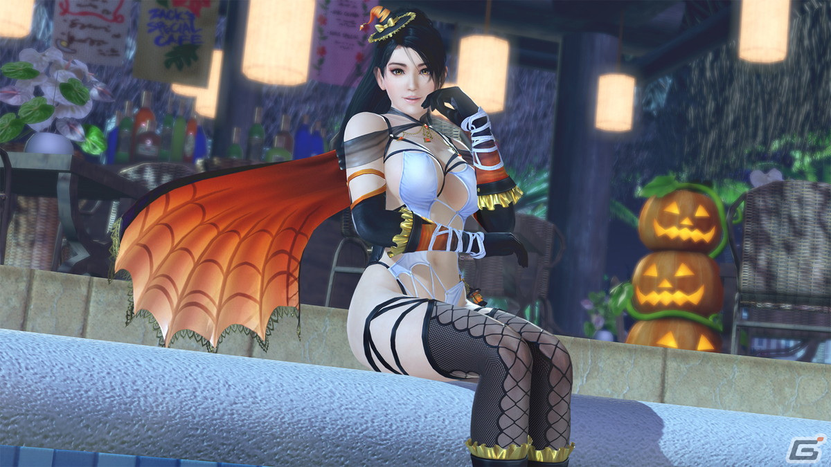 「DEAD OR ALIVE XVV」蜘蛛×魔女イメージのセクシーなSSR水着「アラクネ・ミラージュ」が登場！水に濡れると色が変化の画像12
