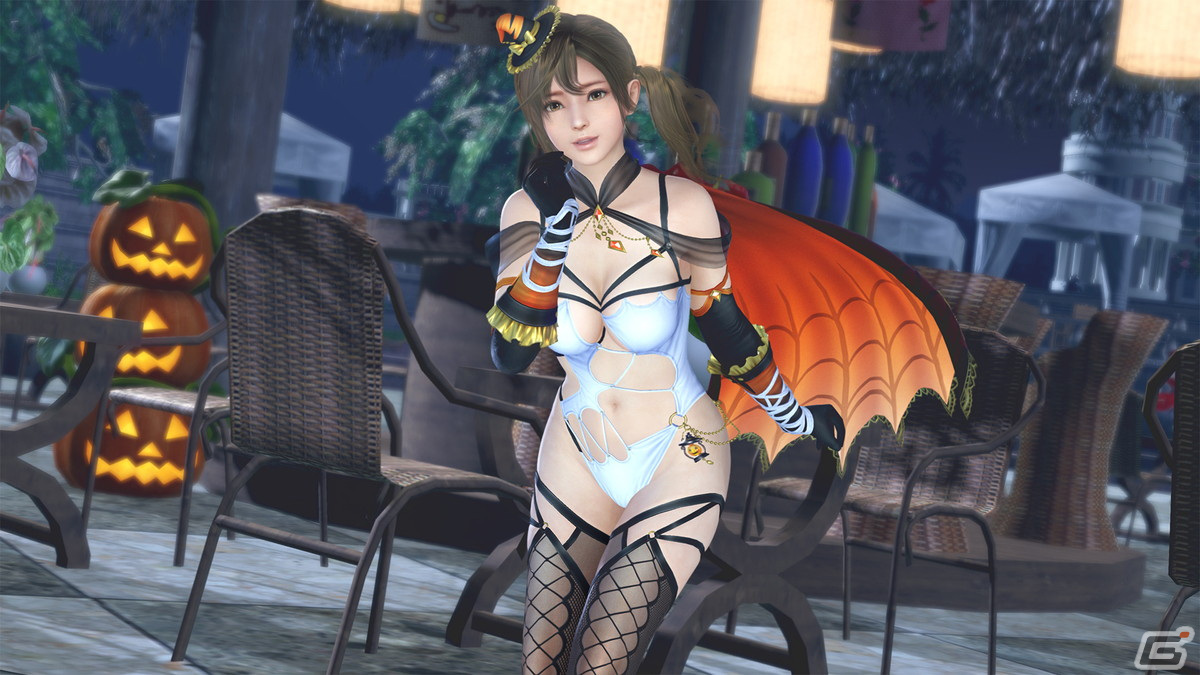「DEAD OR ALIVE XVV」蜘蛛×魔女イメージのセクシーなSSR水着「アラクネ・ミラージュ」が登場！水に濡れると色が変化の画像14