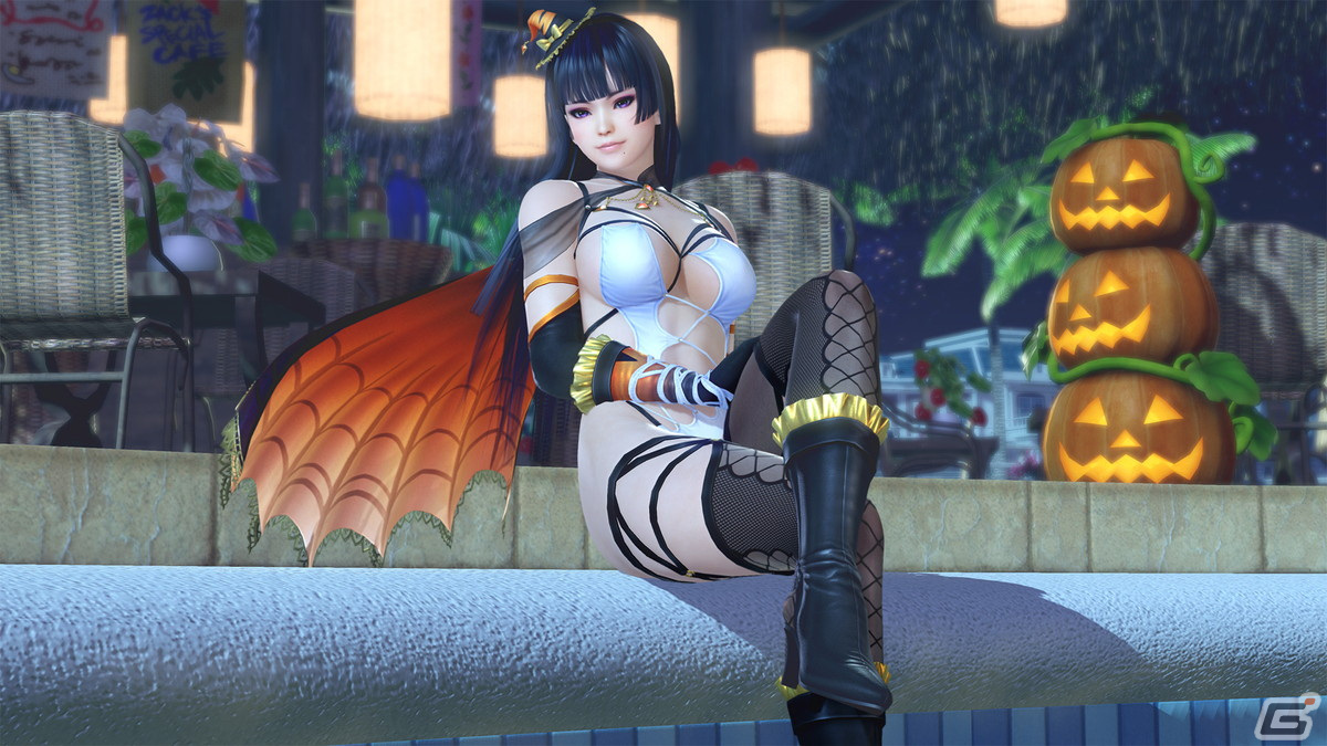 「DEAD OR ALIVE XVV」蜘蛛×魔女イメージのセクシーなSSR水着「アラクネ・ミラージュ」が登場！水に濡れると色が変化の画像9