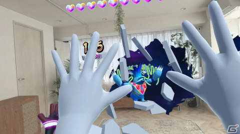 Meta Quest版「サンバDEアミーゴ：バーチャルパーティー」を先行プレイ――自分の部屋がゲームステージに！？の画像13