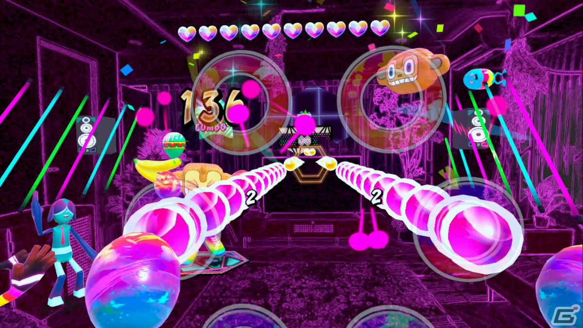 Meta Quest版「サンバDEアミーゴ：バーチャルパーティー」を先行プレイ――自分の部屋がゲームステージに！？の画像6