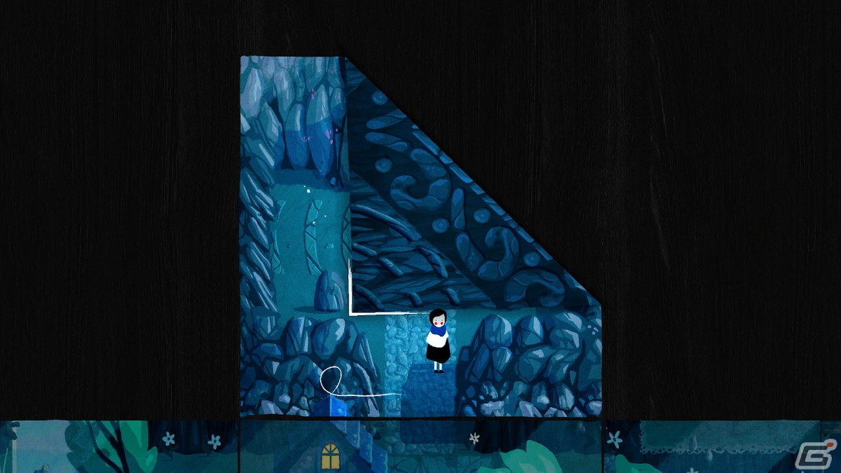 マップを紙のように折り曲げて謎を解くパズルゲーム「Paper Trail」の紹介動画をお届け！の画像3
