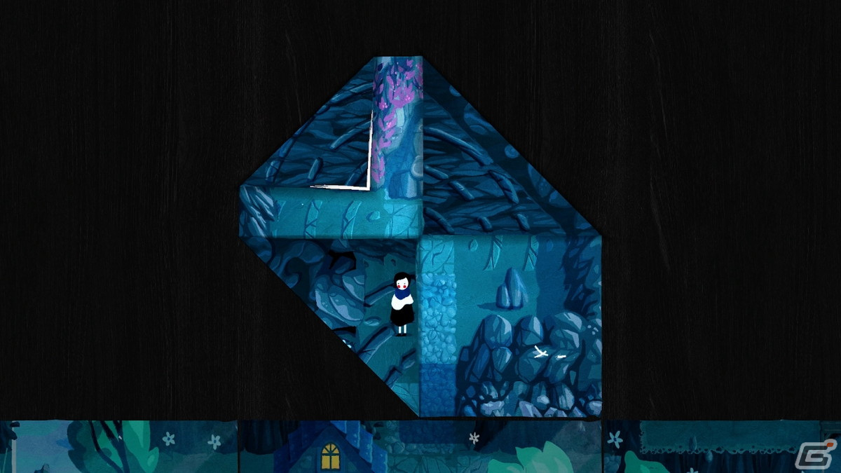 マップを紙のように折り曲げて謎を解くパズルゲーム「Paper Trail」の紹介動画をお届け！の画像4