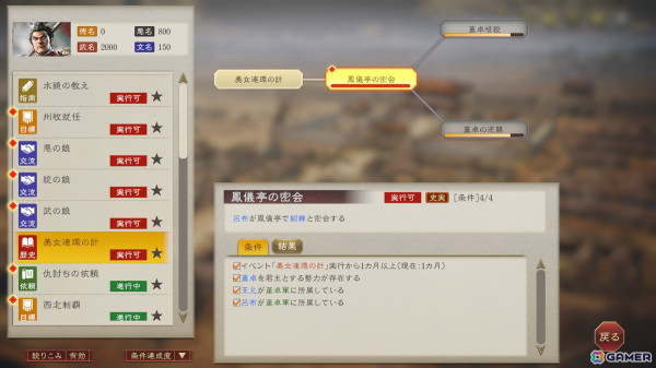 「三國志8 Remake」人間ドラマを彩る新要素「演義伝」などゲームシステムの詳細が公開！の画像19