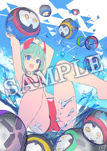 「GUNVOLT RECORDS 電子軌録律」本体に搭載される全15曲が公開！畠山義崇氏による描き下ろし店舗特典イラストの線画もの画像17