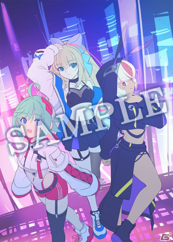 「GUNVOLT RECORDS 電子軌録律」本体に搭載される全15曲が公開！畠山義崇氏による描き下ろし店舗特典イラストの線画もの画像20