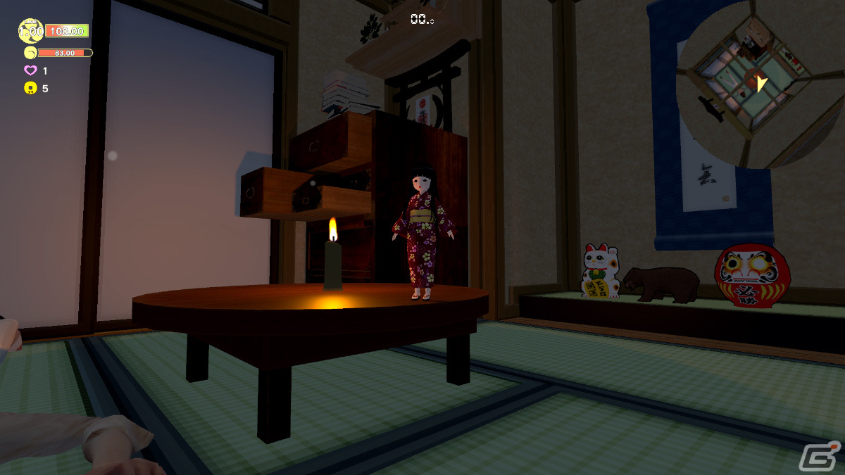 市松人形となって屋敷を探索する和風ステルスアクション「Ichima-san」の体験版がSteamで配信中！の画像2