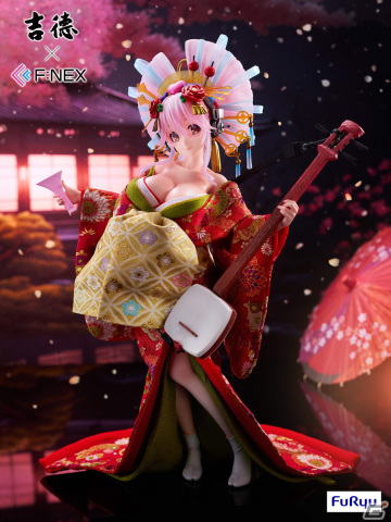 「吉徳×F:NEX すーぱーそに子 -日本人形- 1/4スケールフィギュア」が登場！17周年を記念して絢爛豪華な装いにの画像1