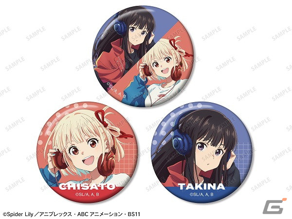 リコリス・リコイル 新宿マルイメン プリン 缶バッジ 井ノ上たきな C