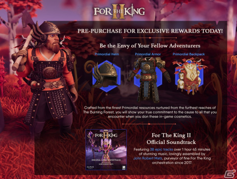 アドベンチャーRPG「For The King II」の発売日が11月3日に決定！前作の初期バージョンと比べてボリュームは3倍にの画像4