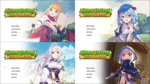 ライトノベル「真の仲間」原作の公式カントリーライフRPG「Slow living with Princess」がSteamにて正式リリース！の画像1