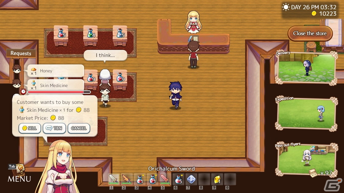 ライトノベル「真の仲間」原作の公式カントリーライフRPG「Slow living with Princess」がSteamにて正式リリース！の画像17