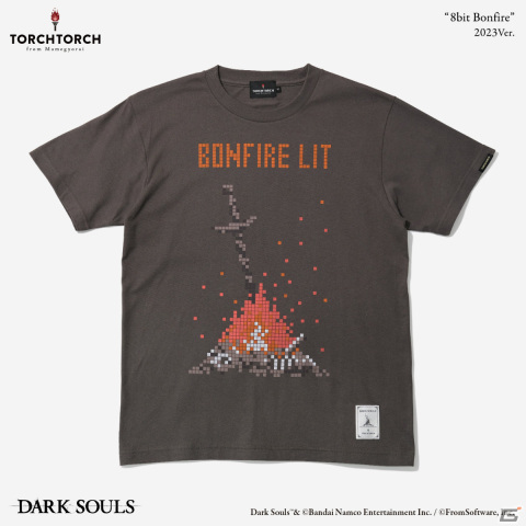 TORCH TORCH×「ダークソウル」8bitの篝火のTシャツ＆双王子ローリアンとロスリックのTシャツの2023年版がWeb通販で一般販売！ |  Gamer