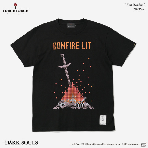 TORCH TORCH×「ダークソウル」8bitの篝火のTシャツ＆双王子ローリアンとロスリックのTシャツの2023年版がWeb通販で一般販売！ |  Gamer