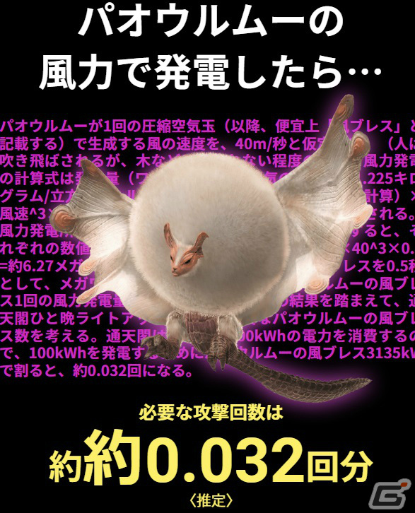関西電力×「モンスターハンターNow」による「モンハン電力調査」が実施！モンスターの攻撃が生み出す発電量を本気で調査の画像6