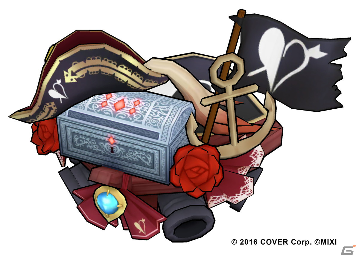 「キュビスタ」で宝鐘マリンさんとのコラボが11月1日より開催！オリジナル衣装のコラボキャラクターやマリンシップの配布もの画像3