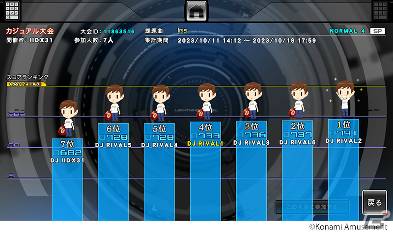 「beatmania IIDX 31 EPOLIS」が稼働開始！ライバル同士で気軽に楽しめるカジュアル大会機能を実装の画像5