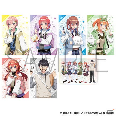「五等分の花嫁∽ 五つ子謎解きツアー in ナガスパ」探偵スタイルの五つ子や風太郎の描き下ろしイラストグッズが販売！の画像10